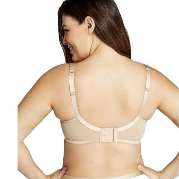 Lane Bryant Cacique Womens Bra Smooth Satin Full Coverage U/W Cafe Mocha 40H - Picture 2 of 7